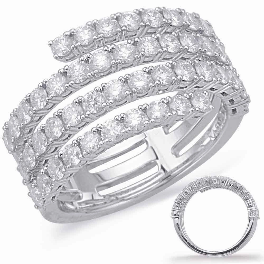 1.50 ctw. WHITE GOLD DIAMOND FASHION RING D4612WG