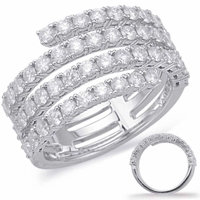 1.50 ctw. WHITE GOLD DIAMOND FASHION RING D4612WG