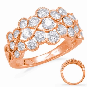 1.56 ctw. ROSE GOLD DIAMOND FASHION RING D4438RG