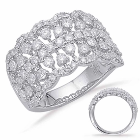 1.56 ctw. WHITE GOLD DIAMOND FASHION RING D4626WG