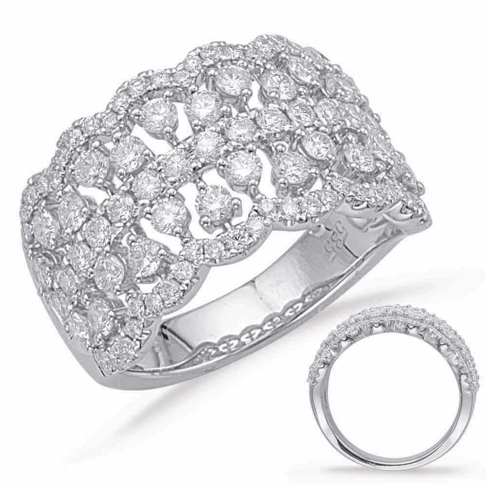 1.56 ctw. WHITE GOLD DIAMOND FASHION RING D4626WG