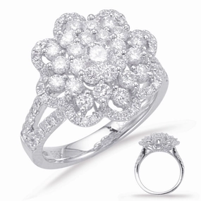 1.60 ctw. WHITE GOLD DIAMOND FASHION RING D4638WG