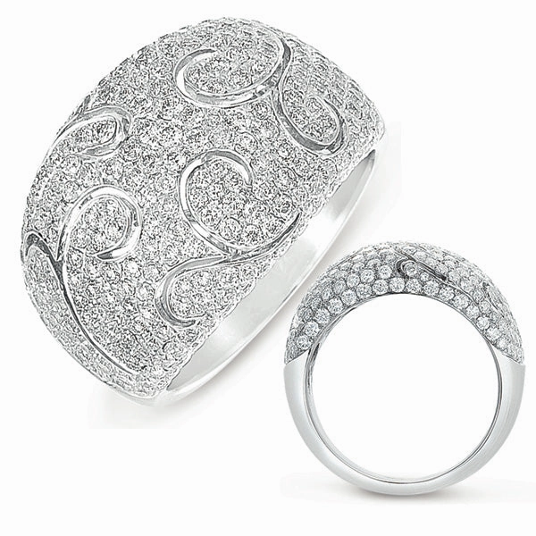 1.92 ctw. PLATINUM DIAMOND PAVE RING D4280-PL