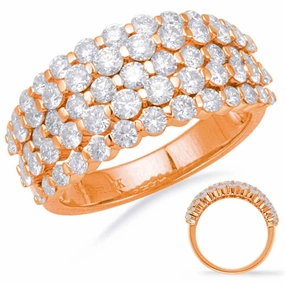 1.97 ctw. ROSE GOLD DIAMOND FASHION RING D4401RG