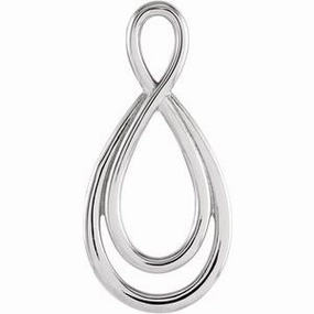 23x10.9 mm Infinity-Inspired Pendant
