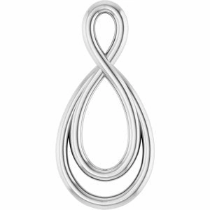 23x10.9 mm Infinity-Inspired Pendant
