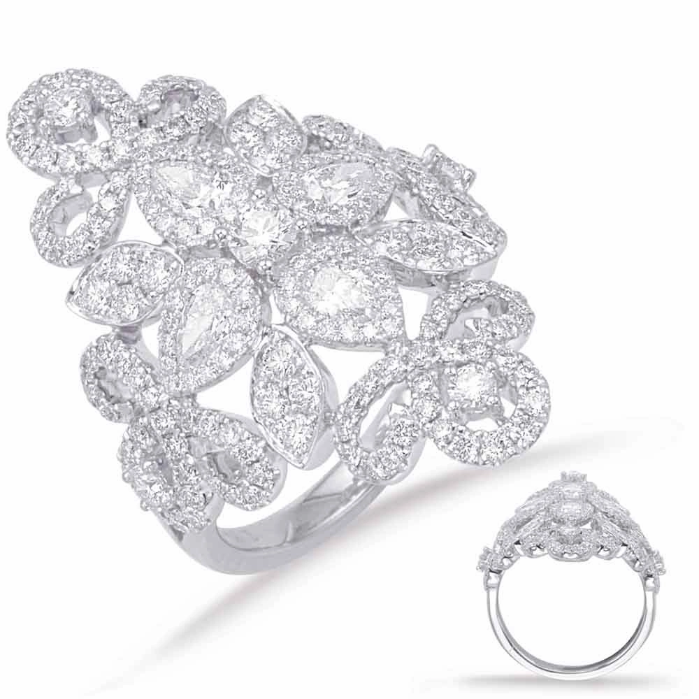 2.10 ctw. WHITE GOLD DIAMOND FASHION RING D4639WG