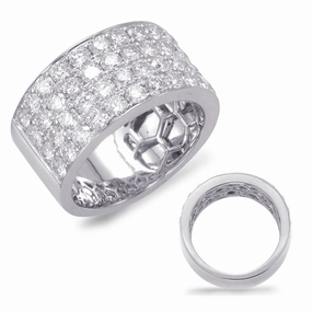 2.19 ctw. WHITE GOLD DIAMOND BAND D4390-3WG