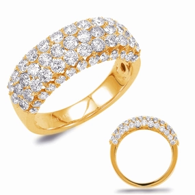 2.31 ctw. YELLOW GOLD DIAMOND BAND D4396YG