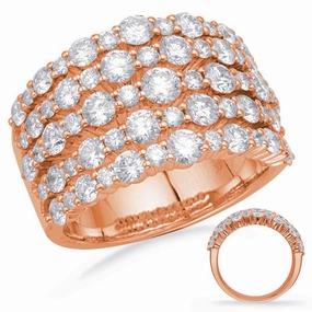 2.94 ctw. ROSE GOLD DIAMOND FASHION RING D4701RG