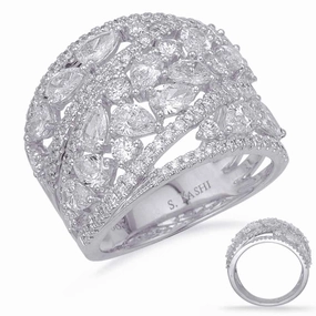 3.21 ctw. WHITE GOLD DIAMOND FASHION RING D4689WG