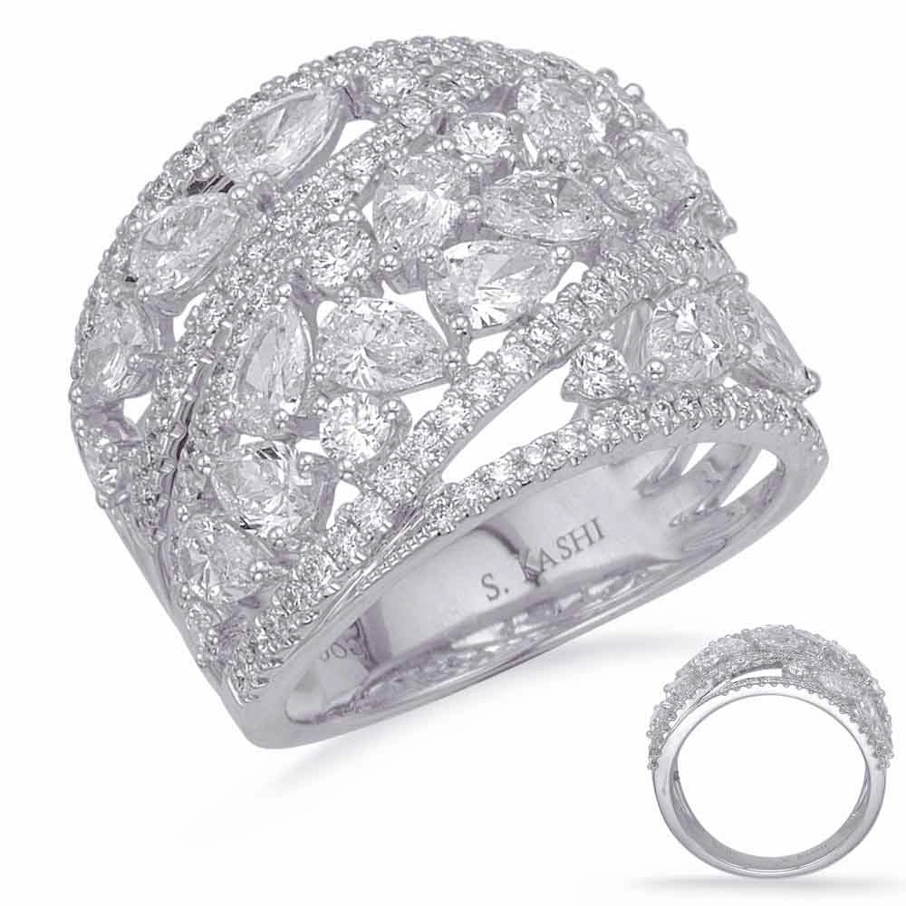 3.21 ctw. WHITE GOLD DIAMOND FASHION RING D4689WG