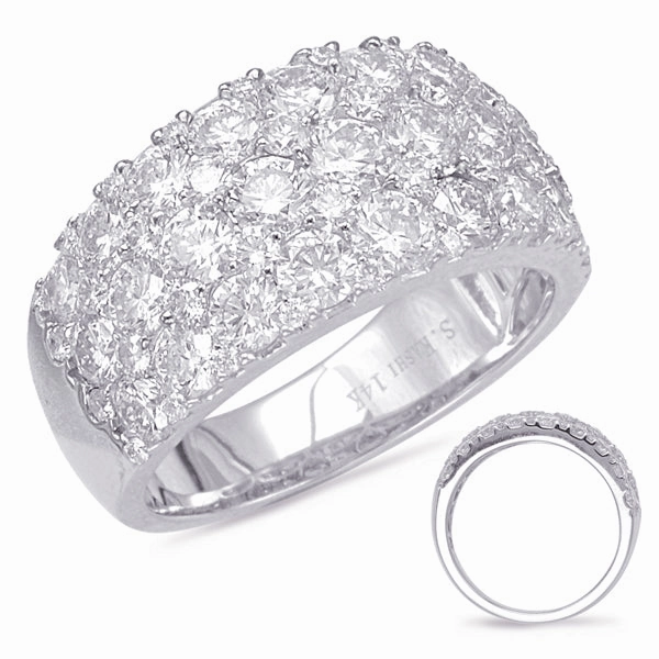 3.32 ctw. PLATINUM DIAMOND FASHION RING D4562-PL