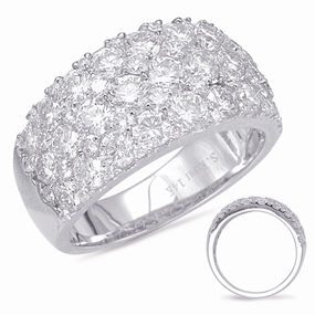 3.32 ctw. PLATINUM DIAMOND FASHION RING D4562-PL