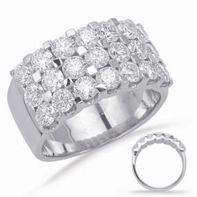 3.36 ctw. PLATINUM DIAMOND WEDDING BAND D4501-PL