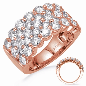 4.21 ctw. ROSE GOLD DIAMOND RING D4765RG