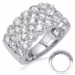 4.21 ctw. WHITE GOLD DIAMOND RING D4765WG