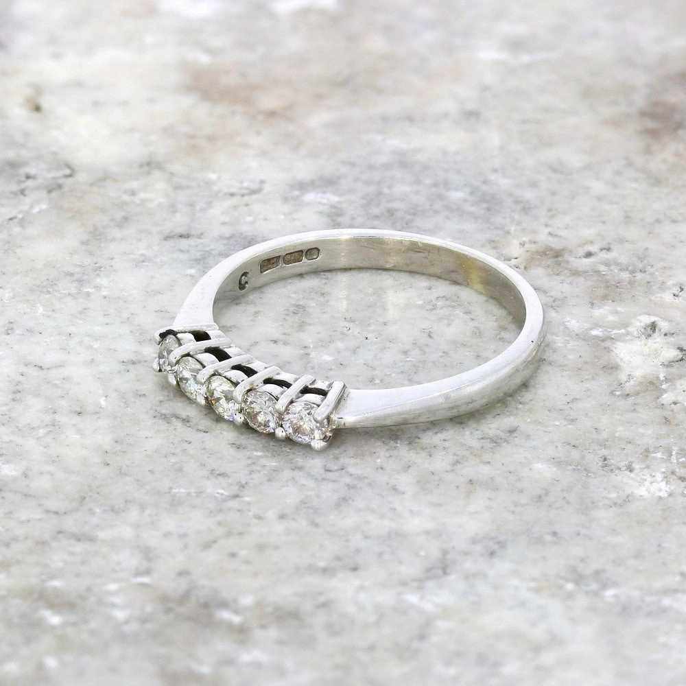 9ct White Gold 0.34cts Diamond Eternity Ring
