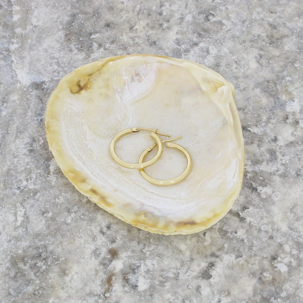 9ct Yellow Gold Hoop Earrings