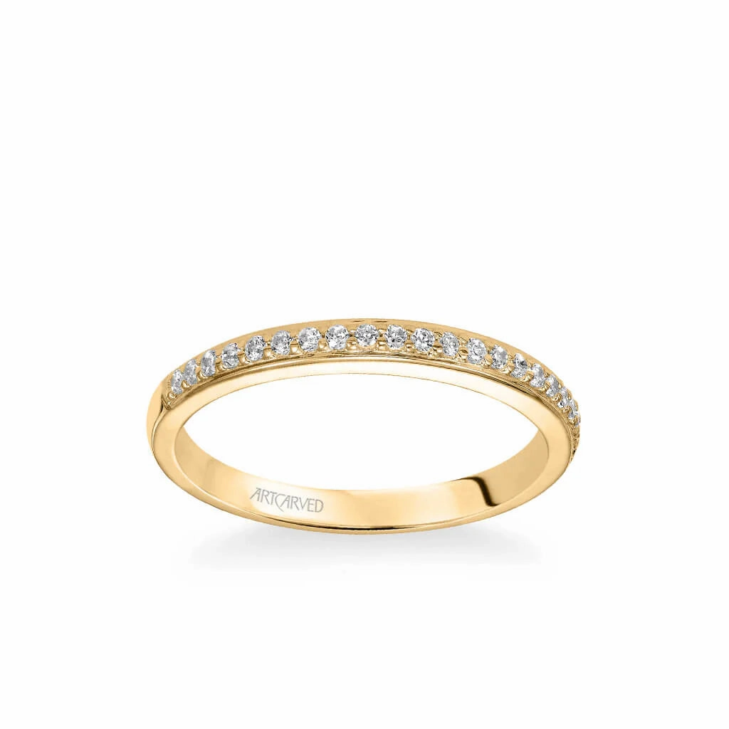 Art Carved Wedding Band 31-V304W-L