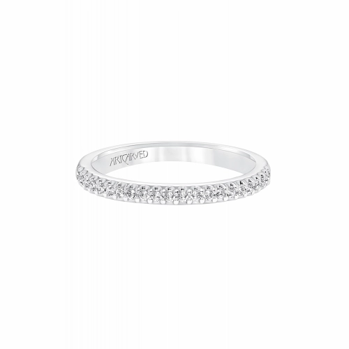 Art Carved Wedding Band 31-V644W-L