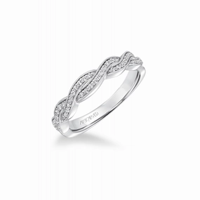 Art Carved Wedding Band 31-V651W-L