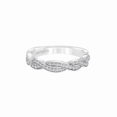 Art Carved Wedding Band 31-V651W-L