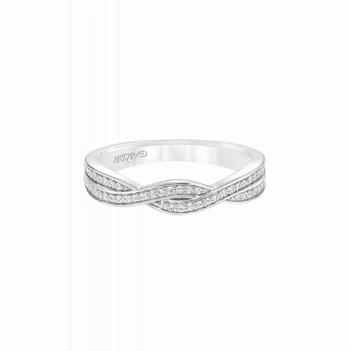 Art Carved Wedding Band 31-V656W-L