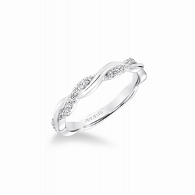 Art Carved Wedding Band 31-V659W-L