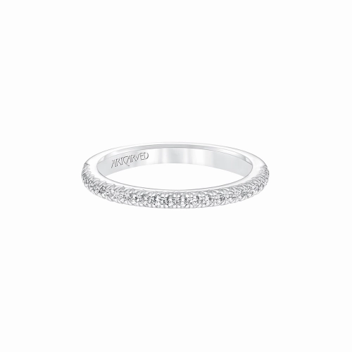 Art Carved Wedding Band 31-V669W-L