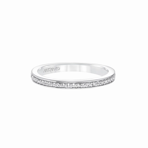 Art Carved Wedding Band 31-V670W-L