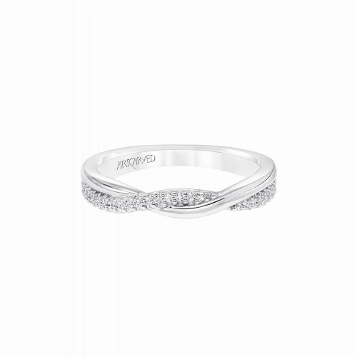 Art Carved Wedding Band 31-V671W-L