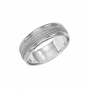 Artcarved Artisan Wedding Band His Opulence 11-WV5031W-G