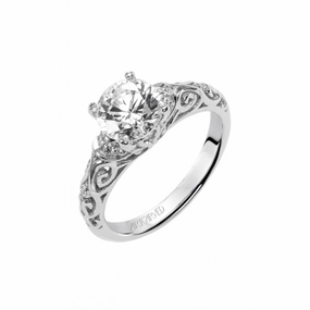 Artcarved Floral Peyton 31-V284FRW-E