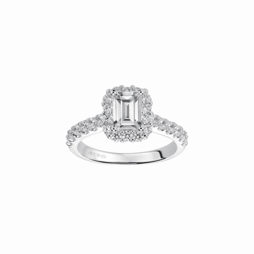 Artcarved Genesis Engagement ring Wht Gold-A Engagement Ring 31-V439EEW-E