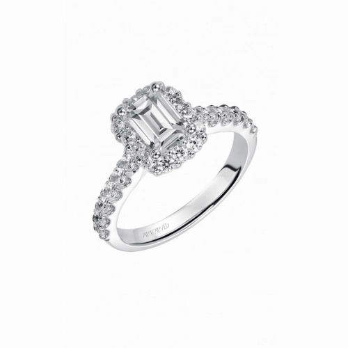 Artcarved Genesis Engagement ring Wht Gold-A Engagement Ring 31-V439EEW-E