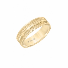 Artcarved Men's Engraved Wedding Band 11-WV8639Y65-G