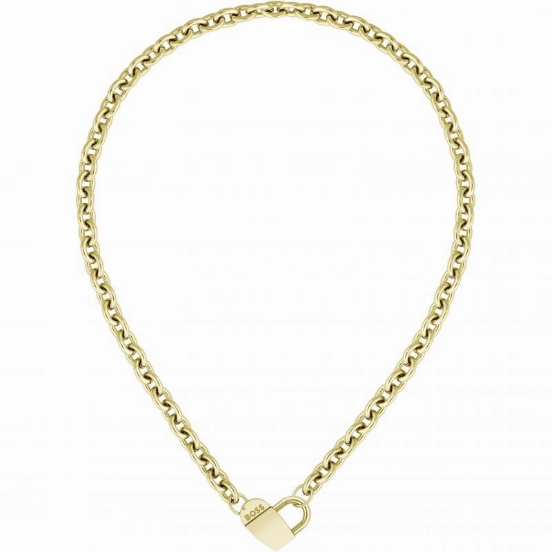 Boss Jewellery Ladies Dinya Gold Plated Necklace 1580417