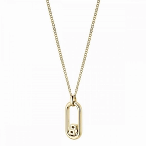 Boss Jewellery Ladies Double B Gold Plated Necklace 1580627
