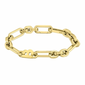 Boss Jewellery Ladies Gold Plated Link Bracelet 1580324