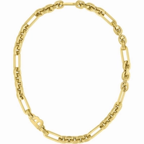 Boss Jewellery Ladies Gold Plated Link Necklace 1580327