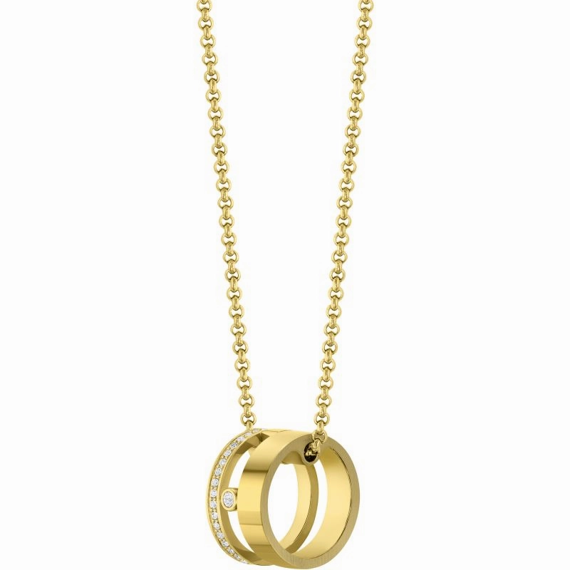 Boss Jewellery Ladies Gold Plated Necklace 1580347