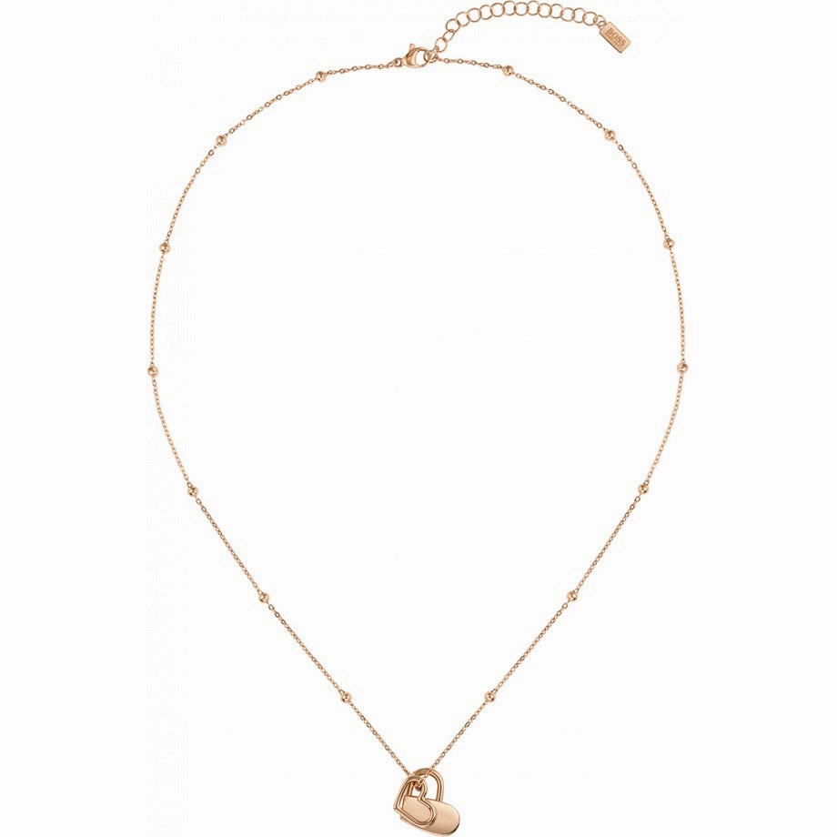 Boss Jewellery Ladies Rose Gold Plated Necklace 1580218