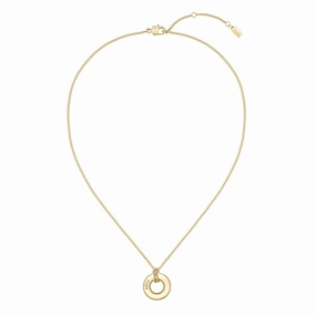 Boss Jewellery Live Circle Gold Plated Ladies Necklace 1580684