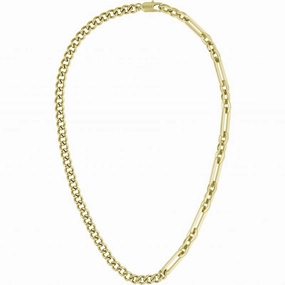 Boss Jewellery Mens Gold Plated Stainless Steel Chain 1580452
