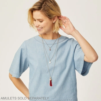 Brighton Jewelry Vivi Delicate Long Charm Necklace