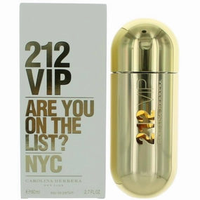 Carolina Herrera Women's Eau De Parfum Spray - 212 VIP Exquisite Fragrance, 2.7 oz