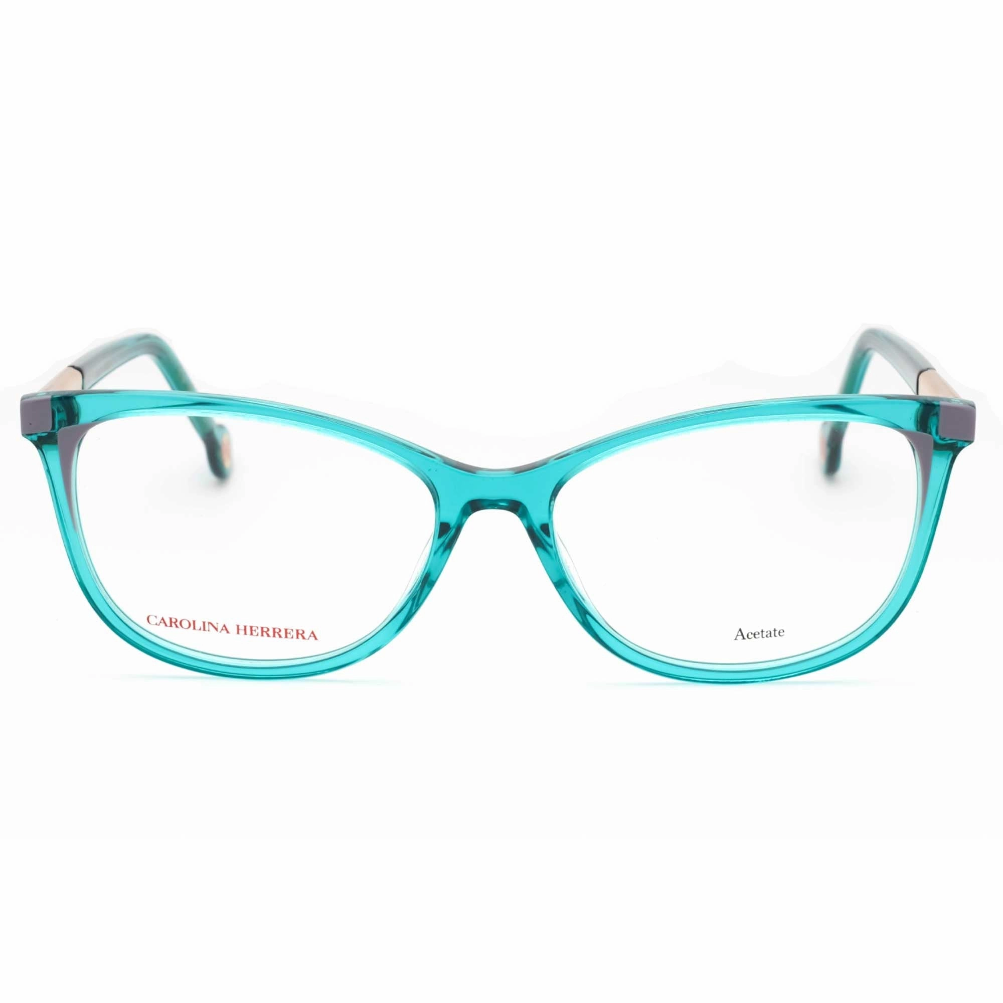 Carolina Herrera Women's Eyeglasses - Green Lilac Plastic Cat Eye | HER 0163 0JHD 00