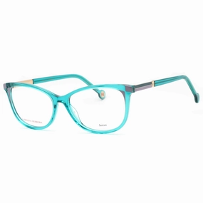 Carolina Herrera Women's Eyeglasses - Green Lilac Plastic Cat Eye | HER 0163 0JHD 00
