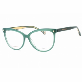 Carolina Herrera Women's Eyeglasses - Green Plastic Cat Eye Frame | HER 0085 01ED